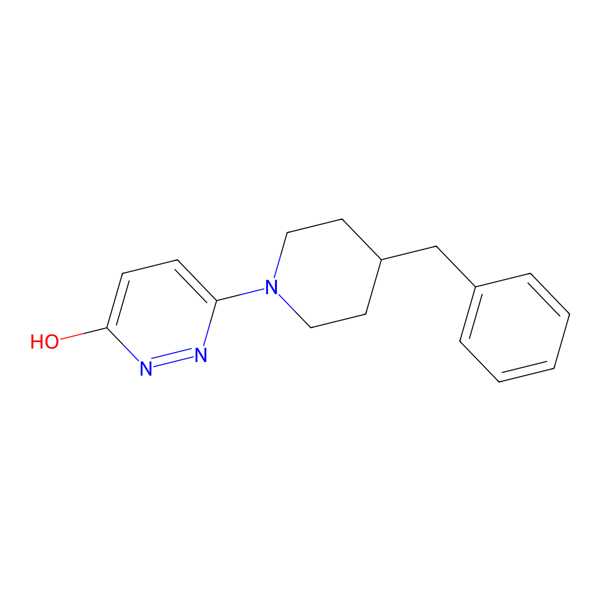 3-(4-benzylpiperidin-1-yl)-1H-pyridazin-6-one molecular structure, CAS 362661-28-7