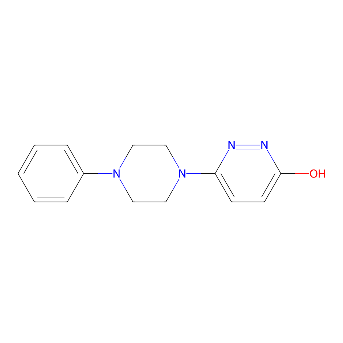 6-(4-Phenylpiperazin-1-yl)pyridazin-3-ol molecular structure, CAS 362661-29-8