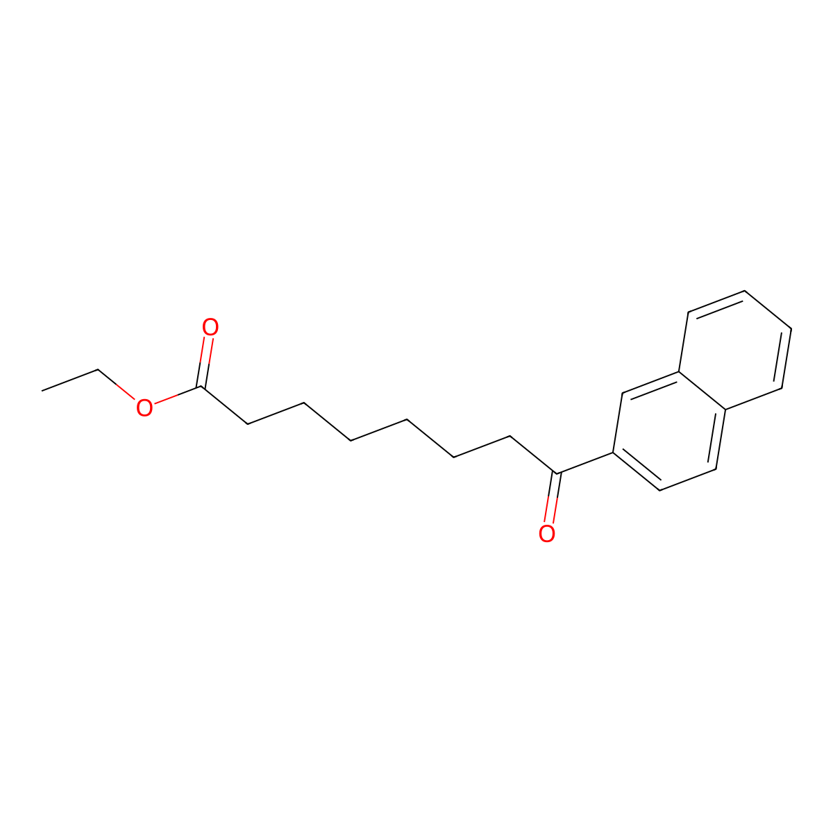 Ethyl 8-(2-naphthyl)-8-oxooctanoate molecular structure, CAS 362669-46-3