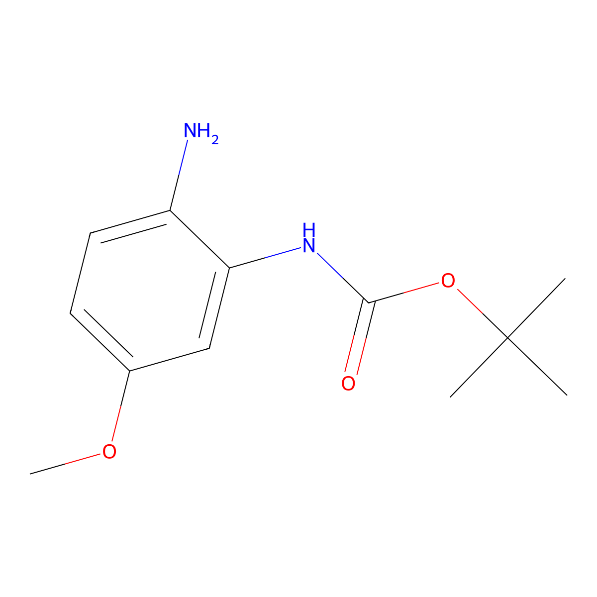 N1-Boc-5-methoxy-1,2-benzenediamine molecular structure, CAS 362670-09-5