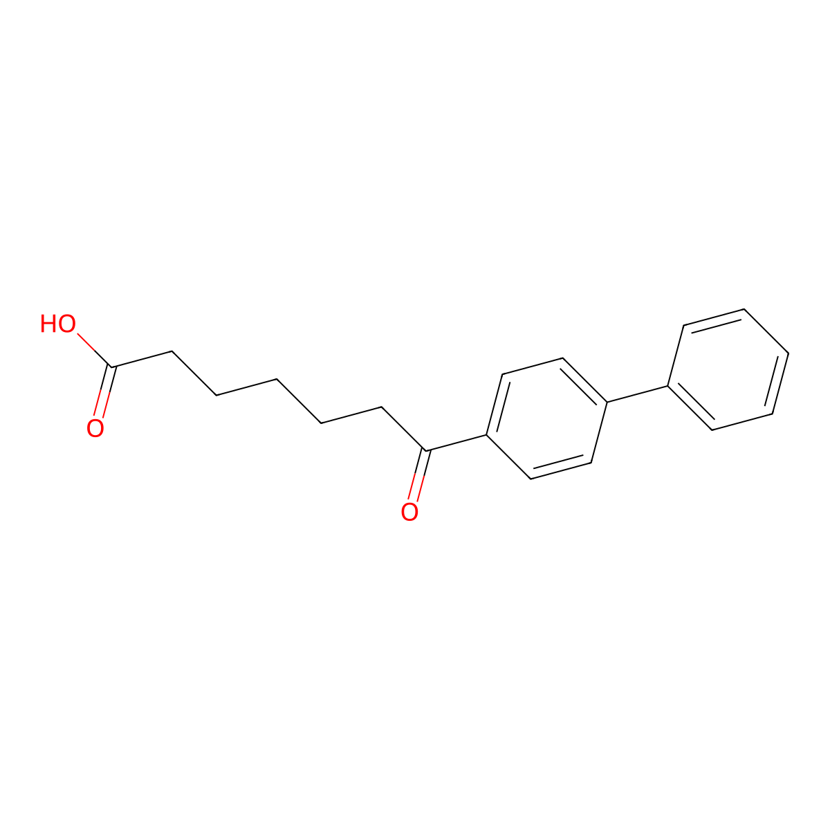 7-([1,1'-Biphenyl]-4-yl)-7-oxoheptanoic acid molecular structure, CAS 362670-19-7