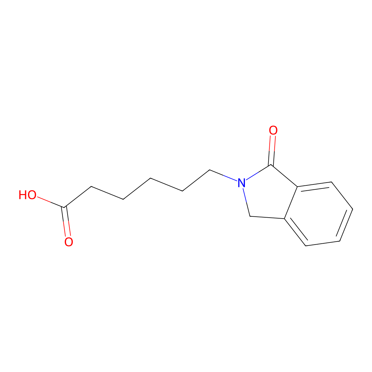 6-(1-Oxoisoindolin-2-yl)hexanoic acid molecular structure, CAS 362672-13-7