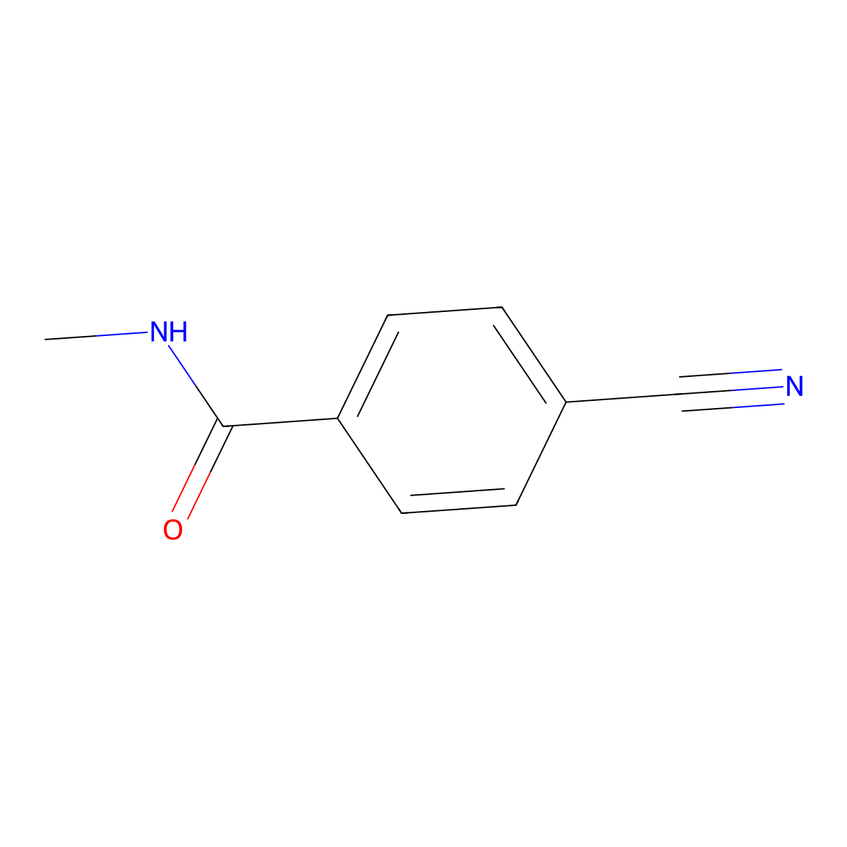 4-Cyano-N-methylbenzamide molecular structure, CAS 36268-62-9