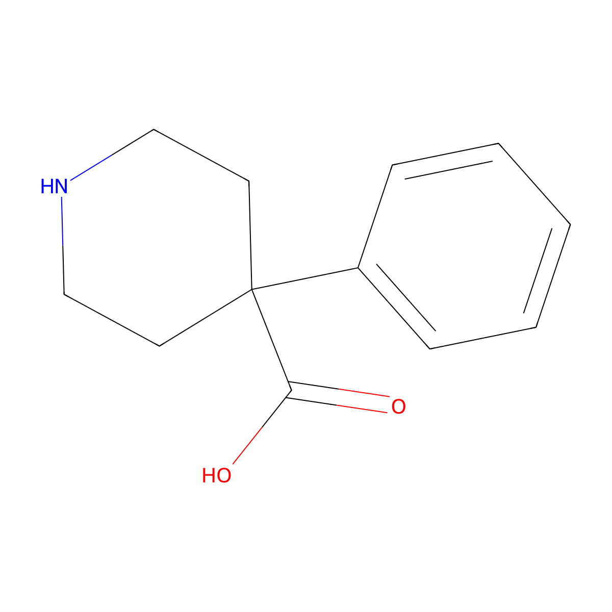 4-Phenylpiperidine-4-carboxylic acid, compound with toluene-p-sulphonic acid molecular structure, CAS 3627-45-0