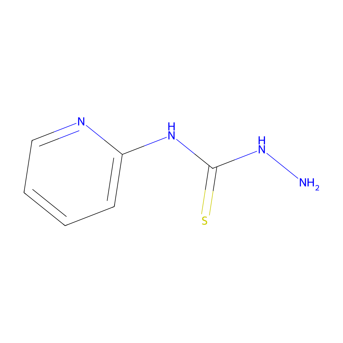 4-(2-Pyridyl)thiosemicarbazide molecular structure, CAS 36273-89-9