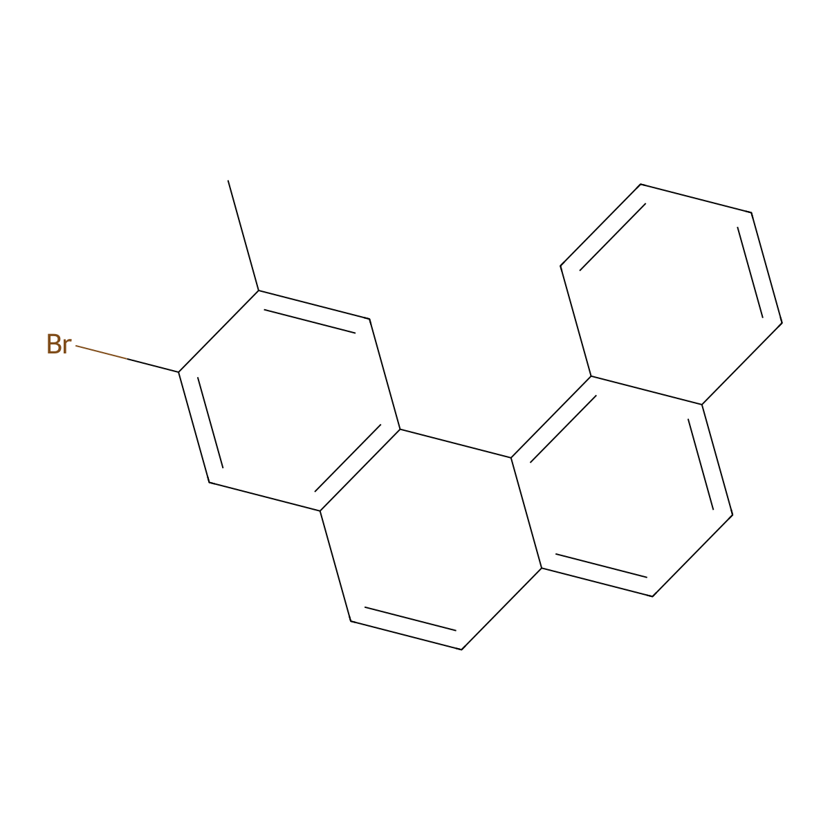 3-Bromo-2-methylbenzo[c]phenanthrene molecular structure, CAS 36276-33-2