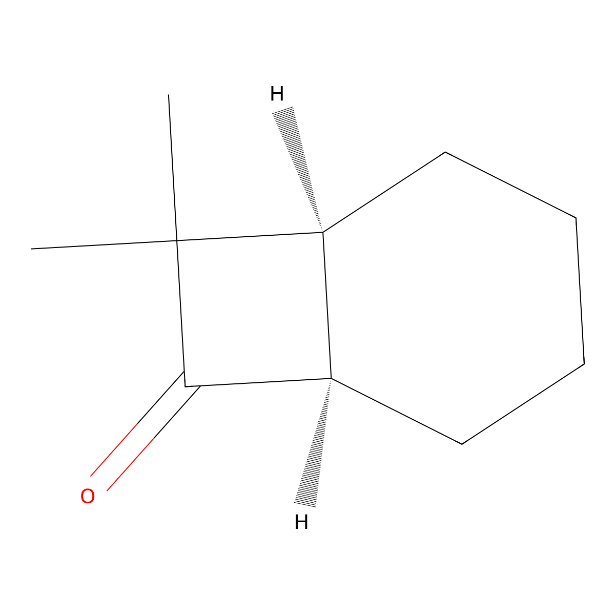 (1S,6R)-8,8-dimethylbicyclo[4.2.0]octan-7-one molecular structure, CAS 36277-38-0