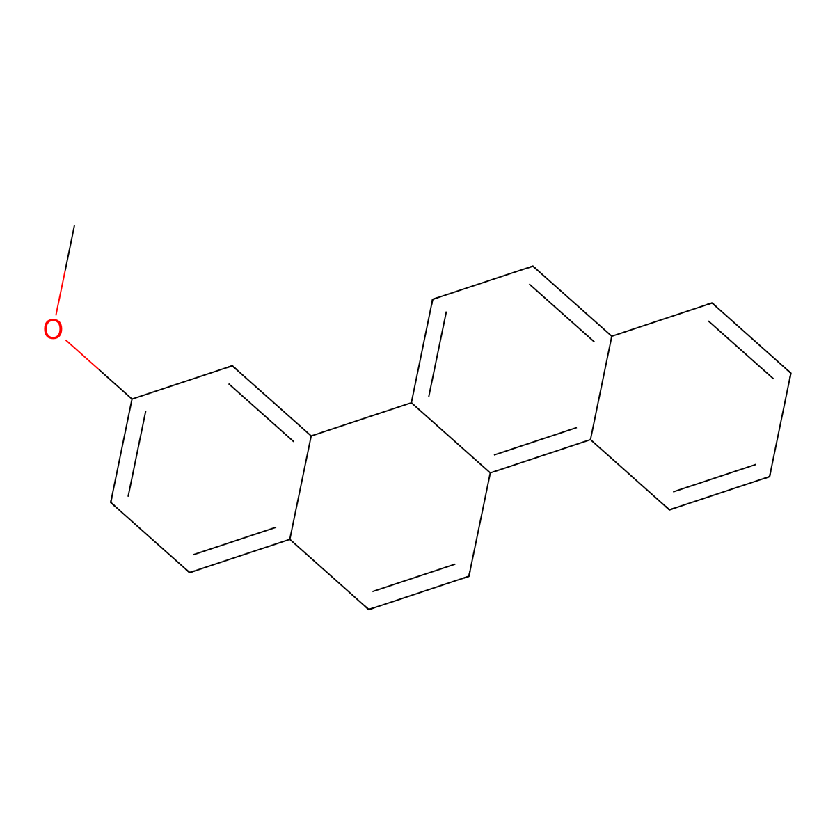 3-Methoxychrysene molecular structure, CAS 36288-19-4