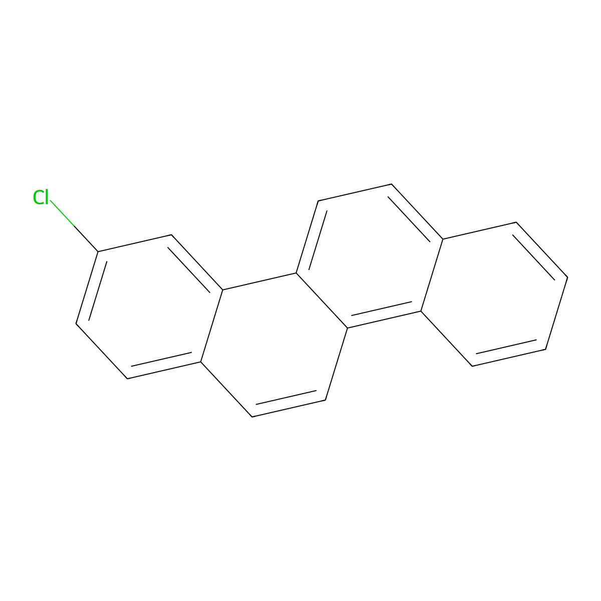 3-Chlorochrysene molecular structure, CAS 36288-21-8