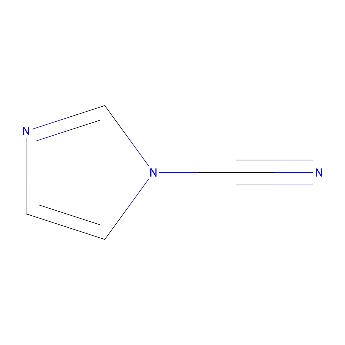 N-Cyanoimidazole molecular structure, CAS 36289-36-8