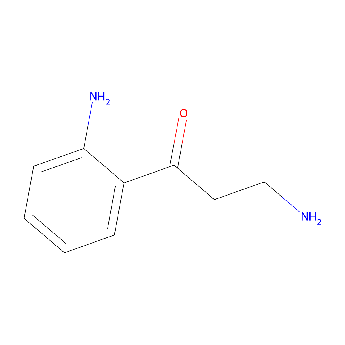 Kynuramine molecular structure, CAS 363-36-0