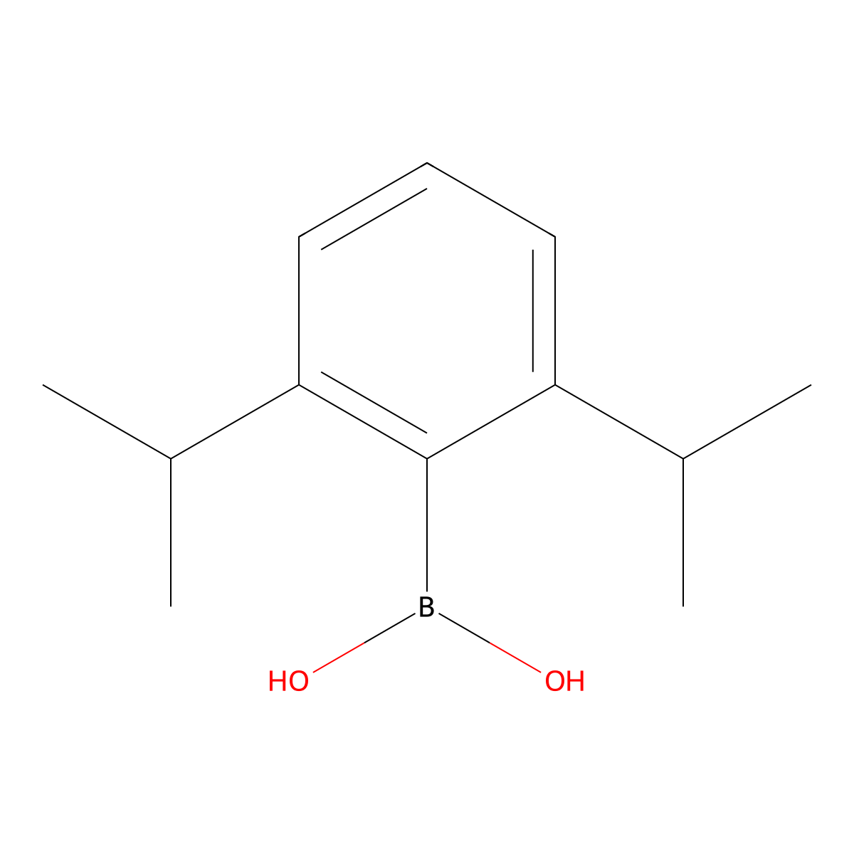 2,6-Diisopropylphenylboronic acid molecular structure, CAS 363166-79-4
