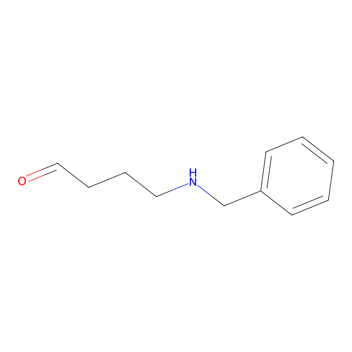 4-(Benzylamino)butanal molecular structure, CAS 363179-31-1