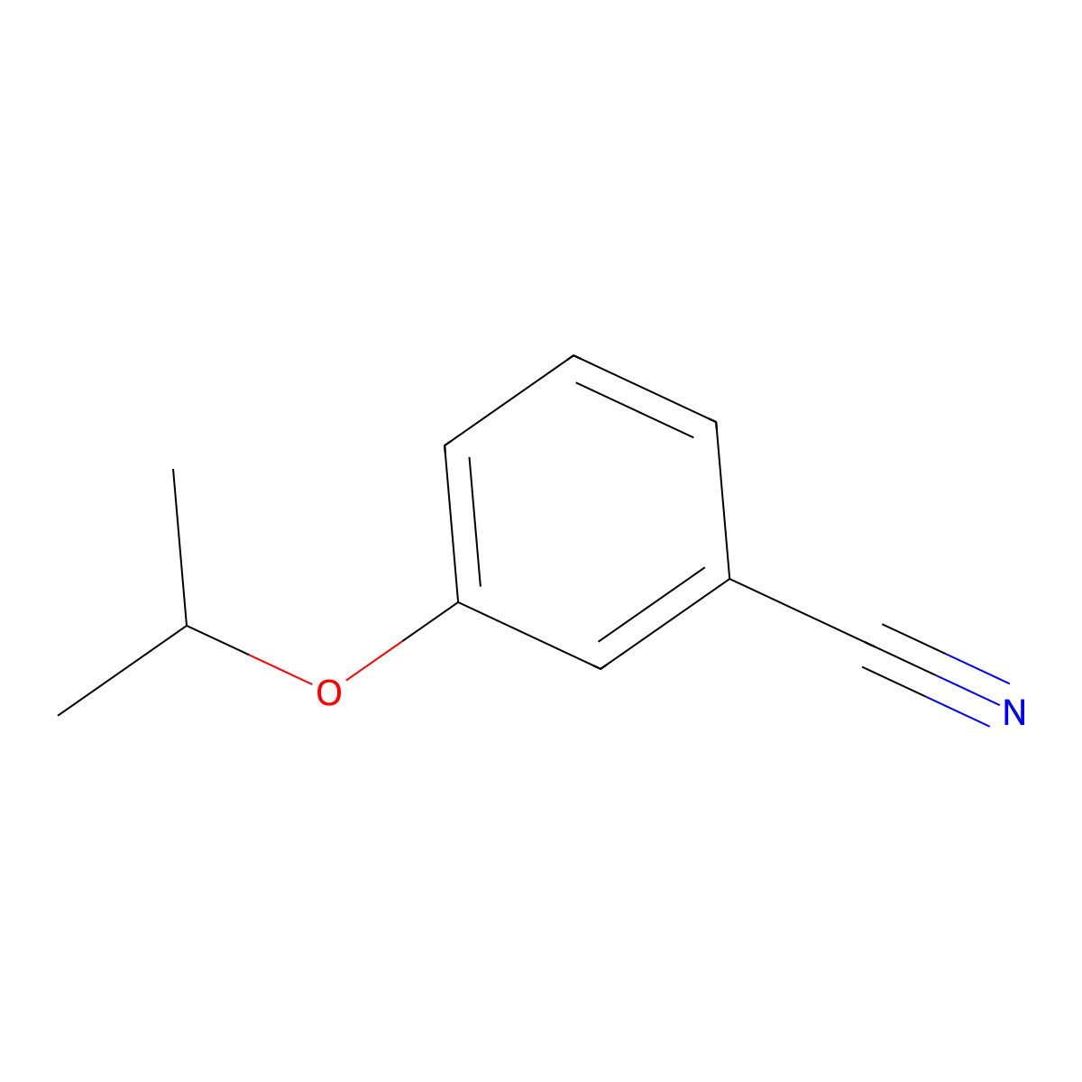3-(Propan-2-yloxy)benzonitrile molecular structure, CAS 363185-45-9