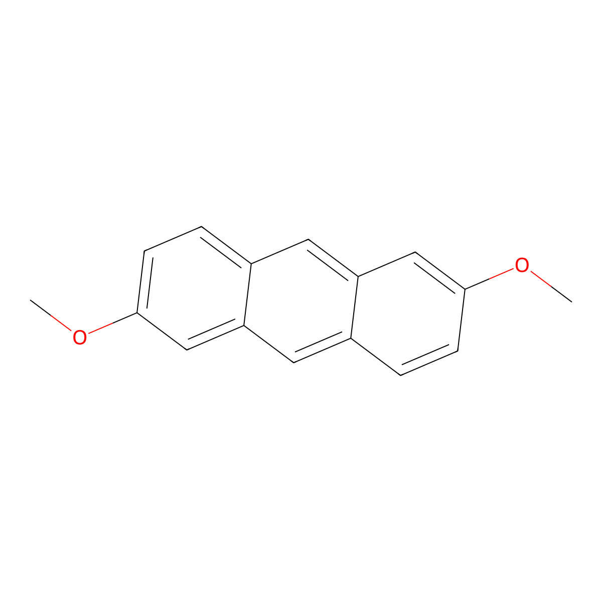 2,6-Dimethoxyanthracene molecular structure, CAS 36319-03-6