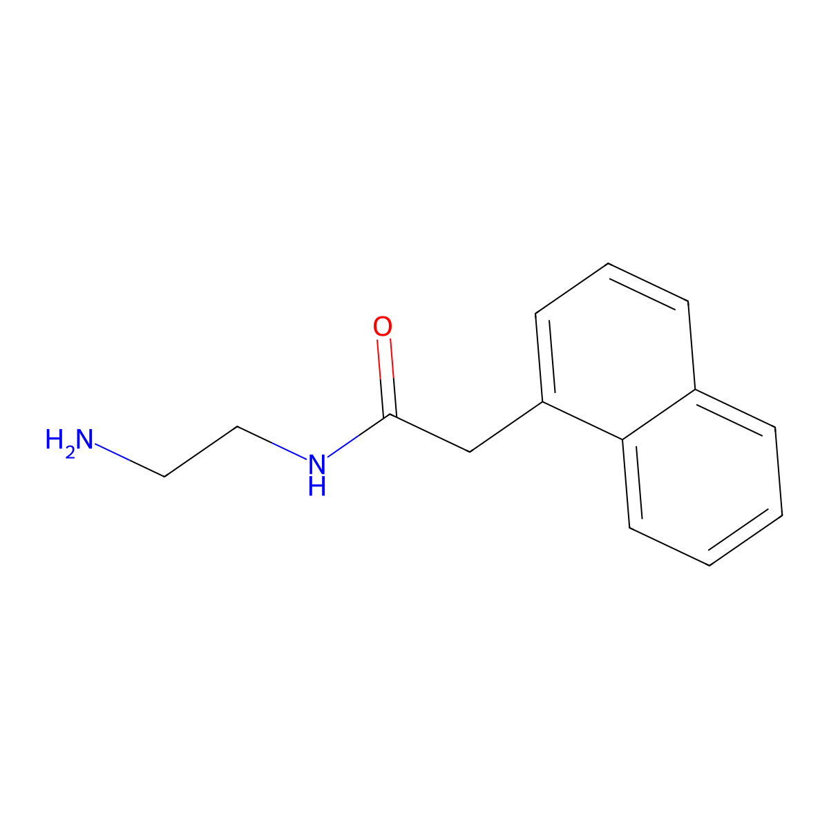 N-(2-Aminoethyl)-1-naphthylacetamide molecular structure, CAS 36321-43-4