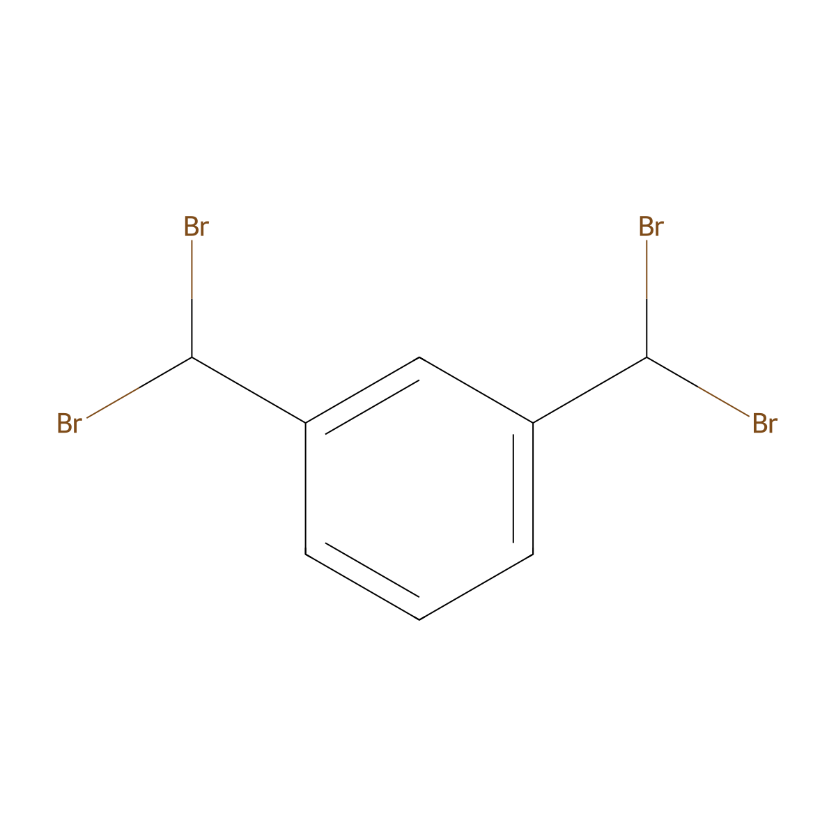 1,3-Bis(dibromomethyl)benzene molecular structure, CAS 36323-28-1
