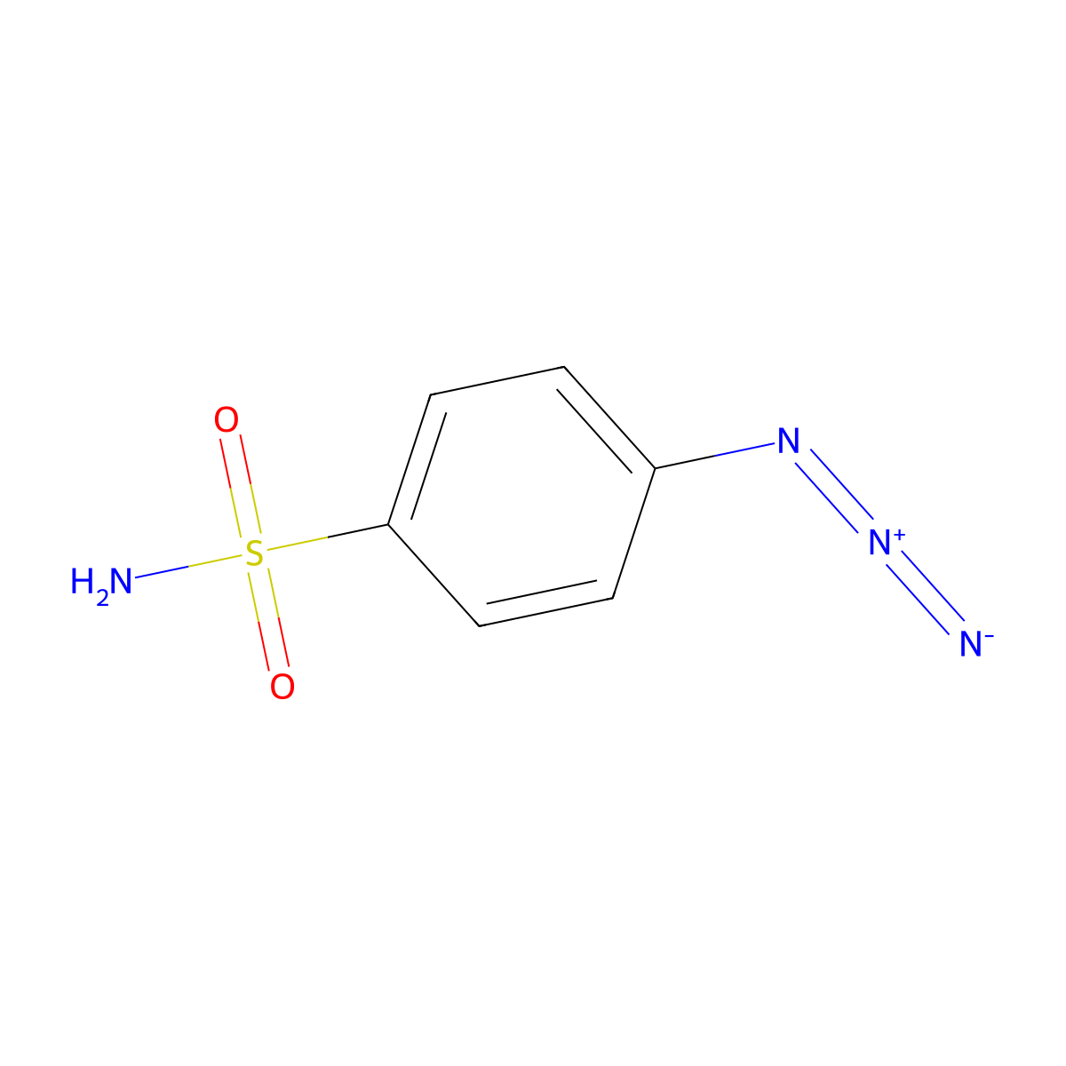 4-Azidobenzenesulfonamide molecular structure, CAS 36326-86-0