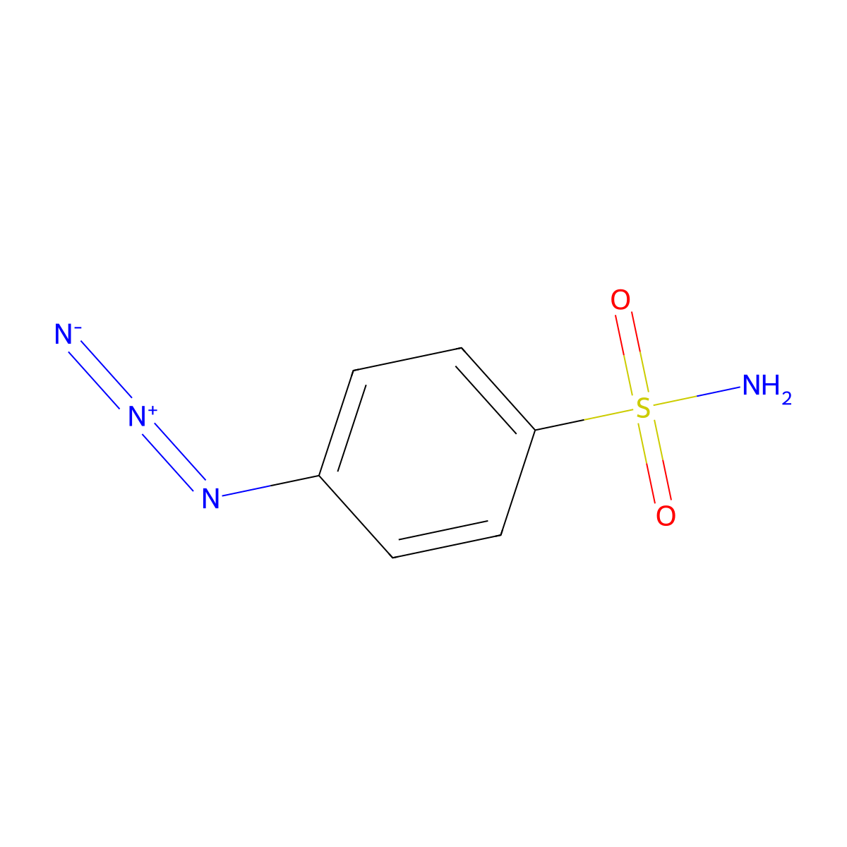 4-Azidobenzenesulfonamide molecular structure, CAS 36326-86-0