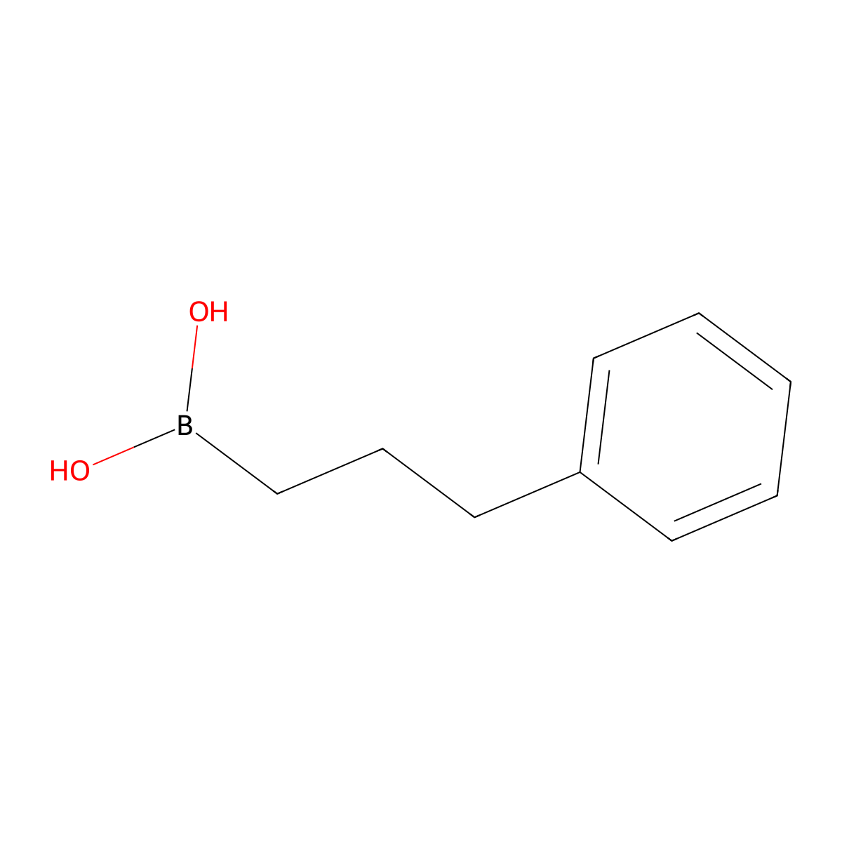 3-phenylpropylboronic Acid molecular structure, CAS 36329-85-8