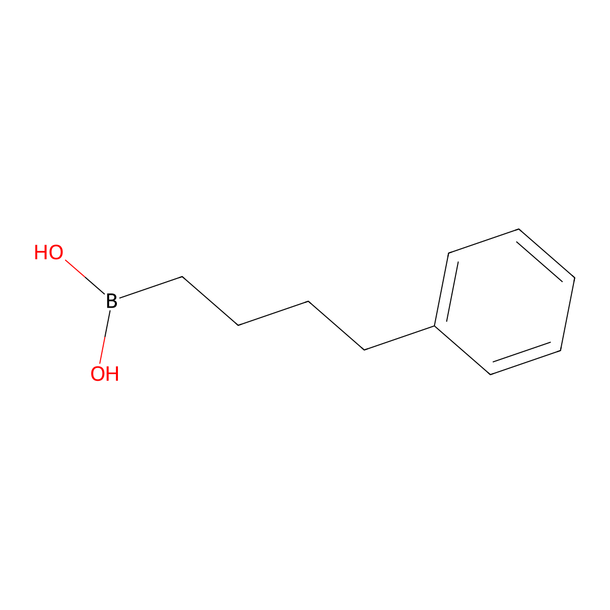 Phenylbutylboronic acid molecular structure, CAS 36329-86-9