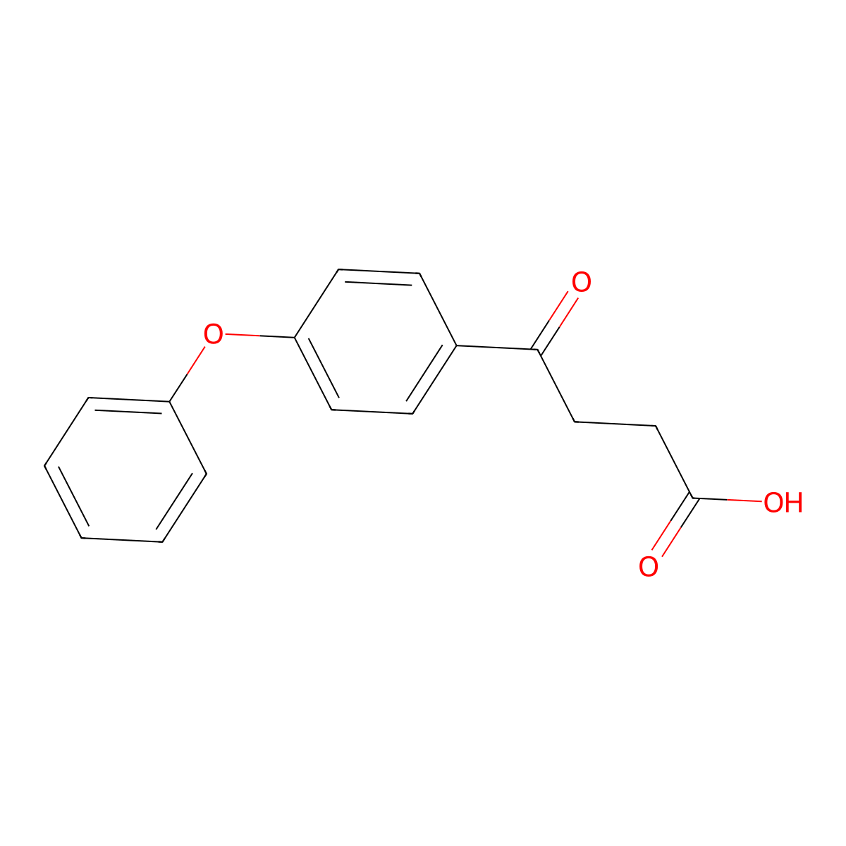 4-Oxo-4-(4-phenoxyphenyl)butyric acid molecular structure, CAS 36330-86-6