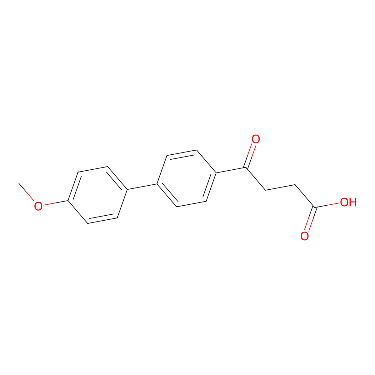 4-(4'-Methoxy-biphenyl-4-yl)-4-oxo-butyric acid molecular structure, CAS 36330-87-7