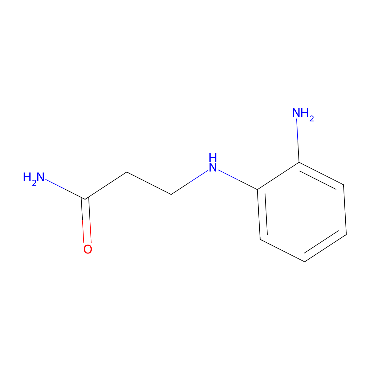 3-[(2-Aminophenyl)amino]propanamide molecular structure, CAS 36332-47-5