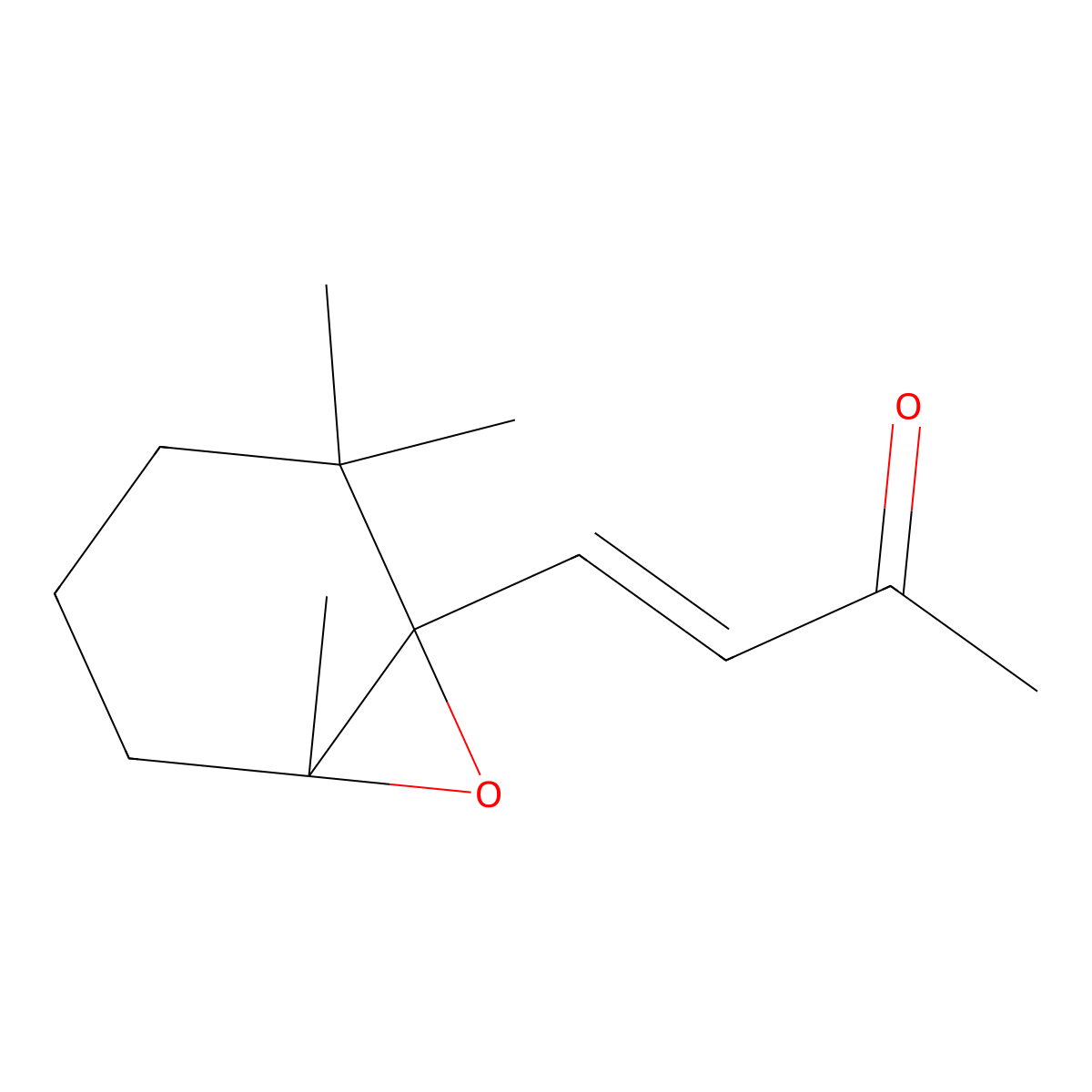 5,6-Epoxy-beta-ionone molecular structure, CAS 36340-49-5
