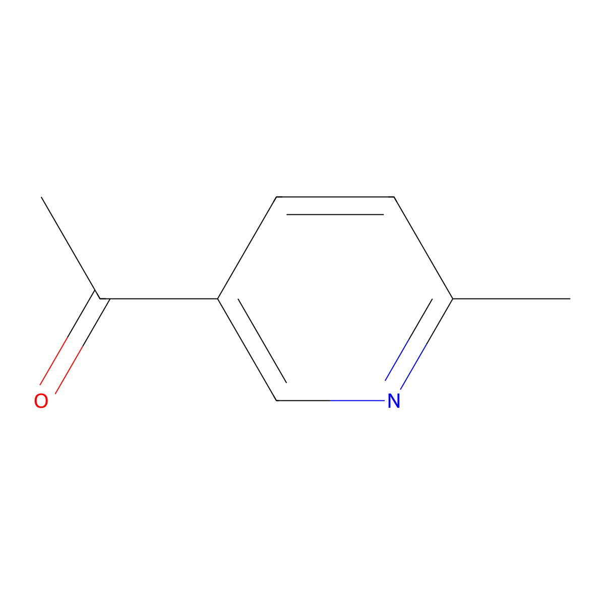 3-Acetyl-6-methylpyridine molecular structure, CAS 36357-38-7