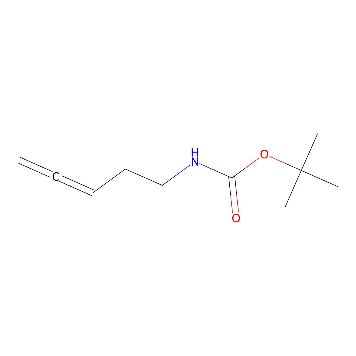 Tert-butyl N-(penta-3,4-dien-1-YL)carbamate molecular structure, CAS 363599-38-6