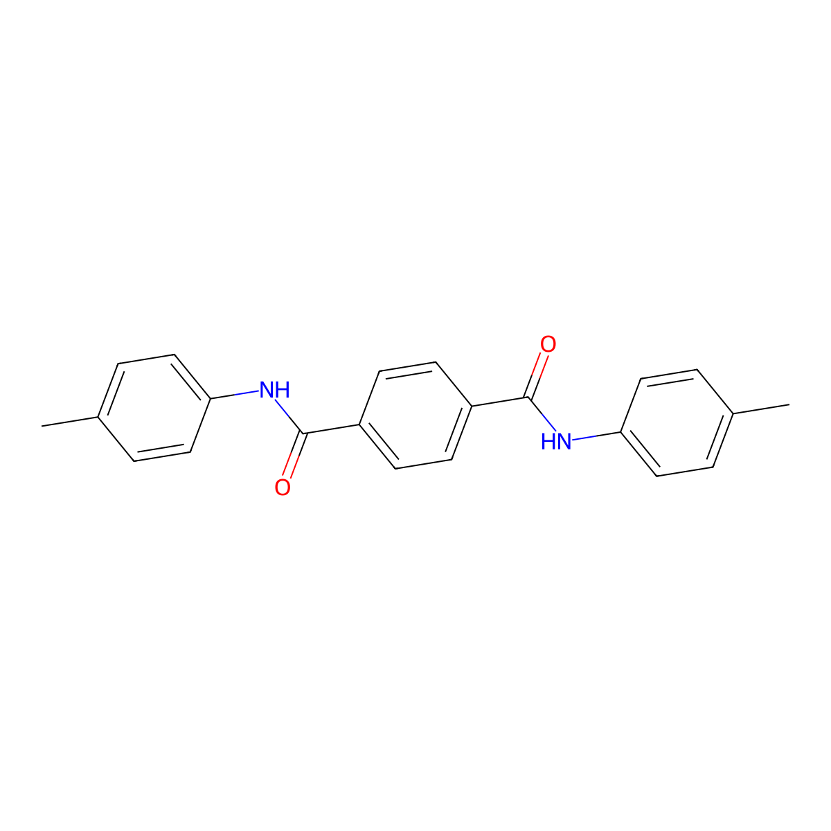 p-Terephthalotoluidide molecular structure, CAS 36360-33-5