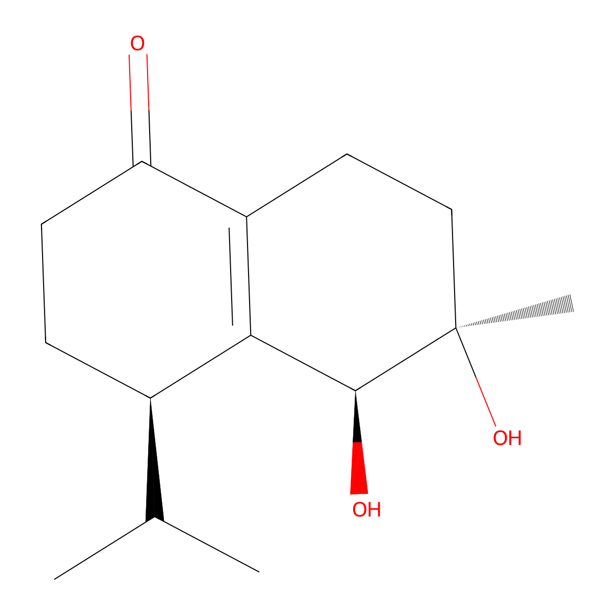 Oxyphyllenodiol B molecular structure, CAS 363610-32-6
