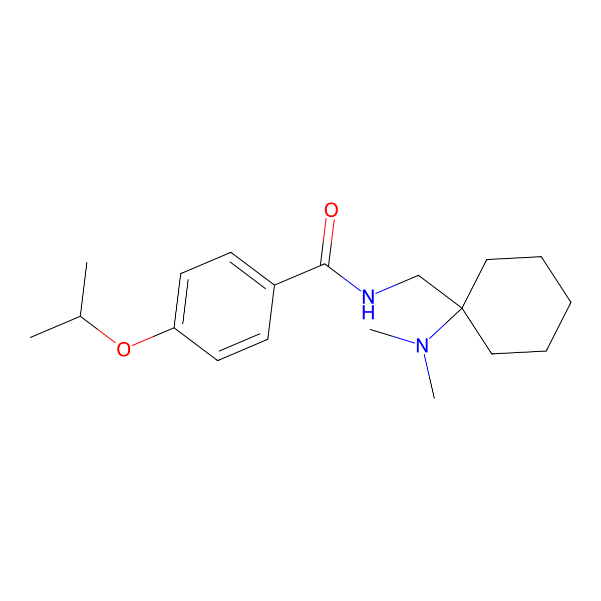 N-{[1-(dimethylamino)cyclohexyl]methyl}-4-(propan-2-yloxy)benzamide molecular structure, CAS 363626-99-7