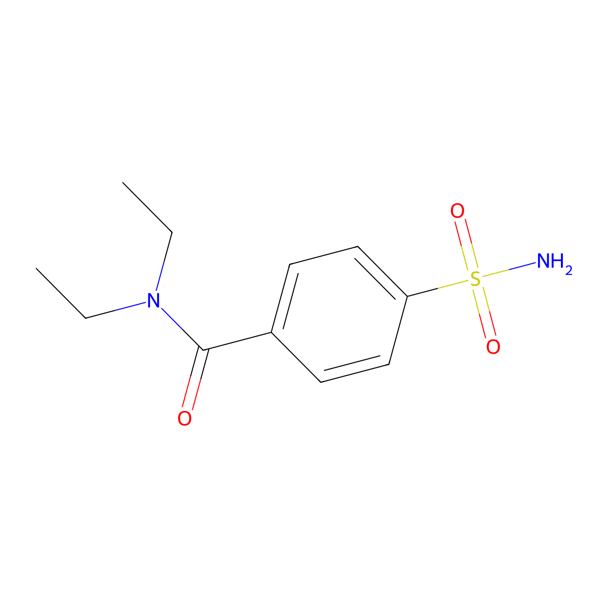 N,N-Diethyl-4-sulfamoylbenzamide molecular structure, CAS 3637-43-2