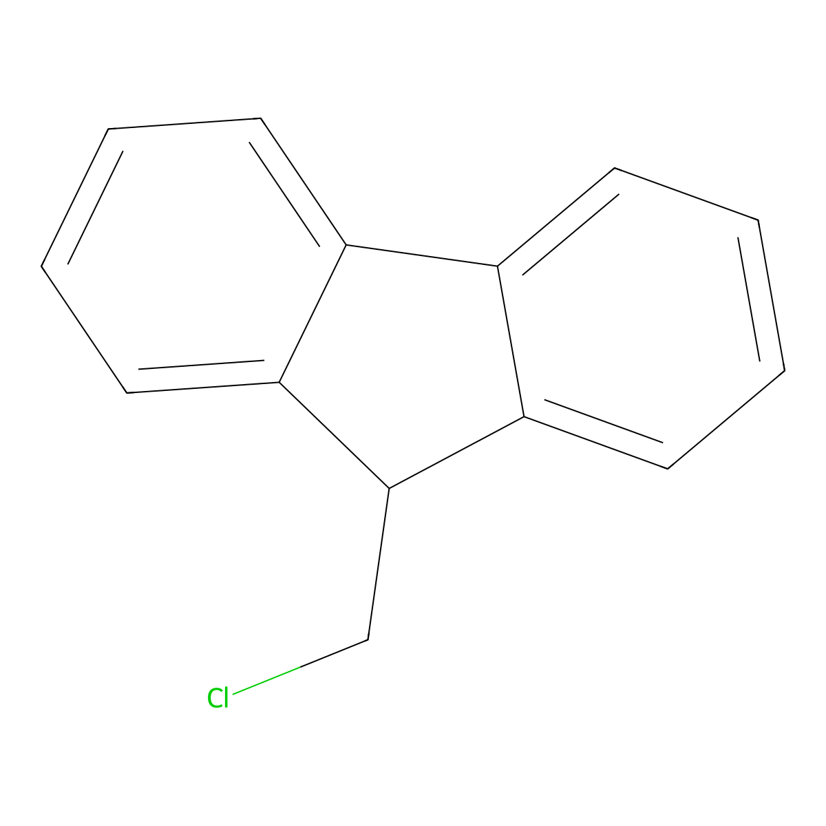 9-(Chloromethyl)-9H-fluorene molecular structure, CAS 36375-77-6