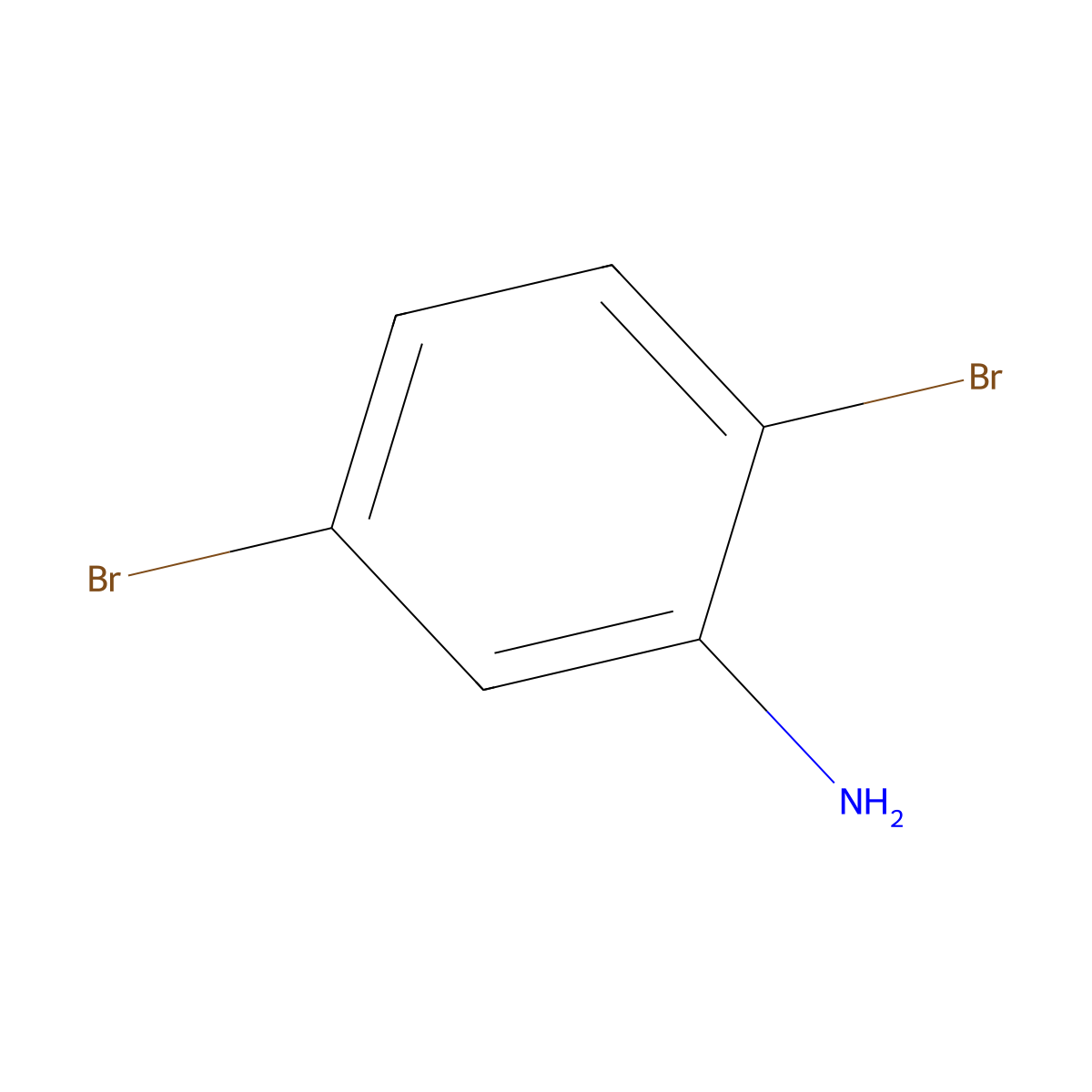 2,5-Dibromoaniline molecular structure, CAS 3638-73-1