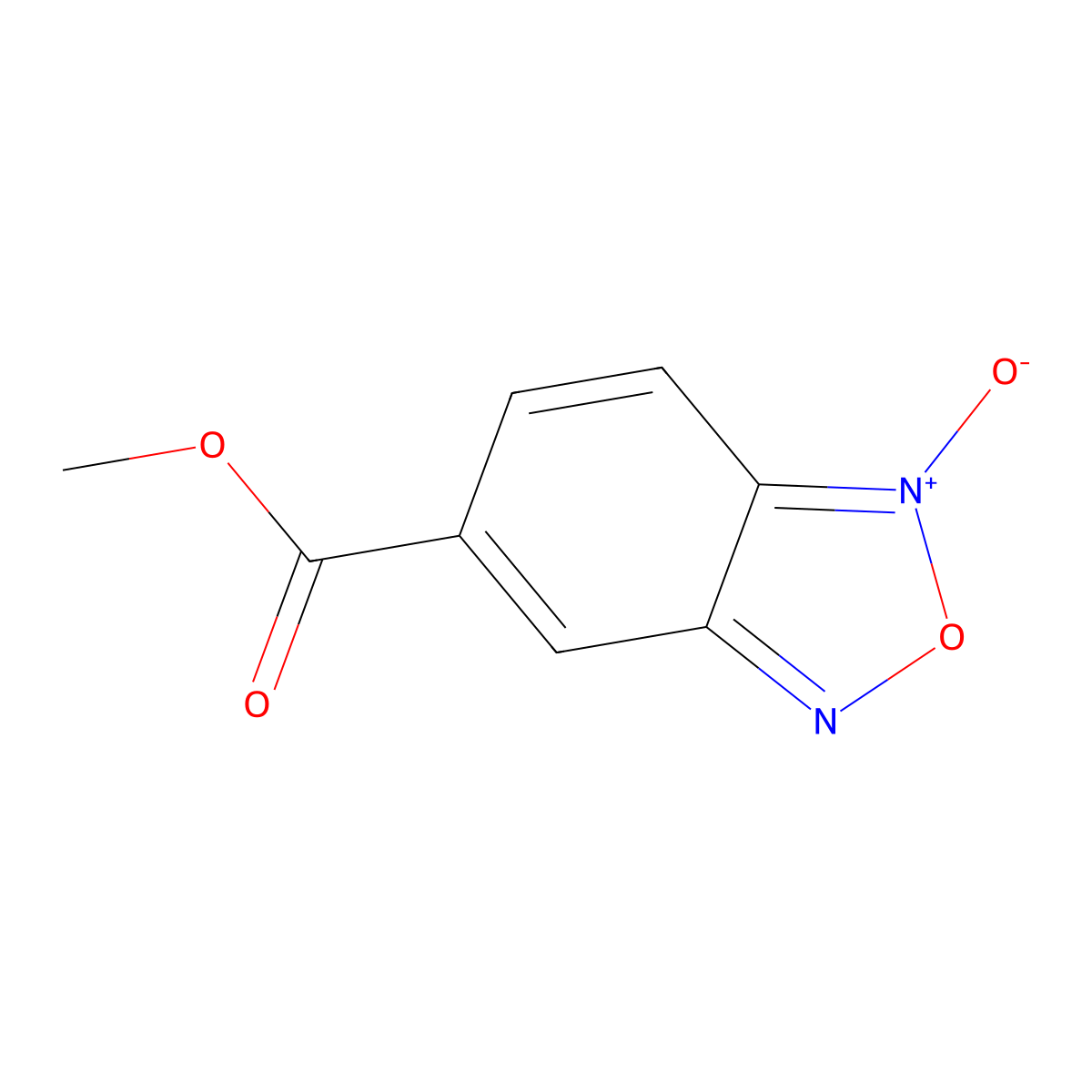 Methyl 1-oxo-2,1lambda~5~,3-benzoxadiazole-5-carboxylate molecular structure, CAS 36389-06-7