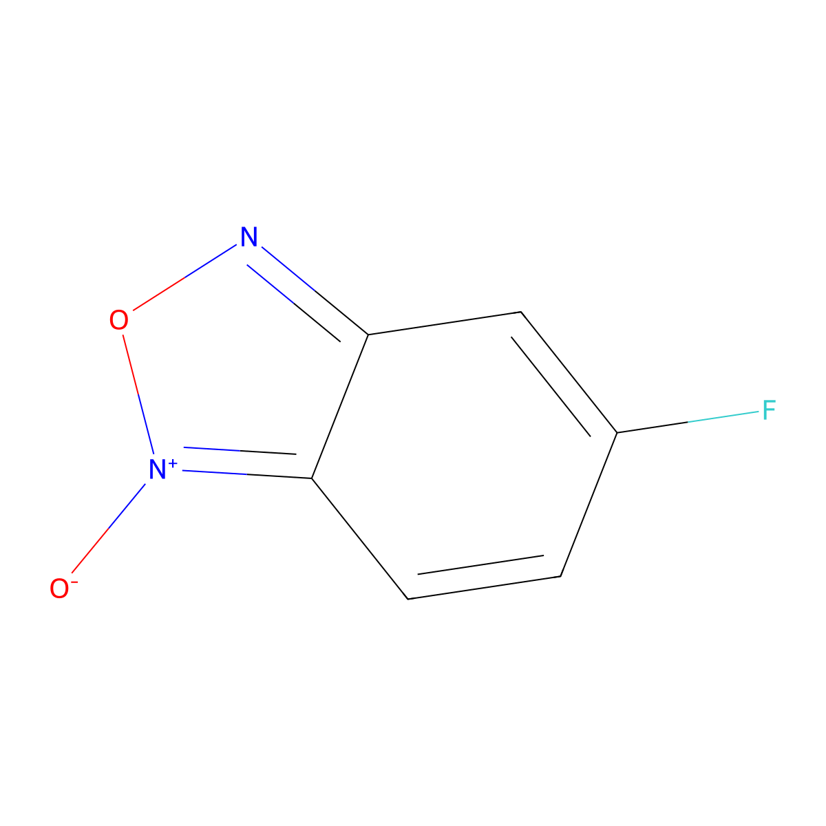 5-Fluorobenzofuroxan molecular structure, CAS 36389-16-9