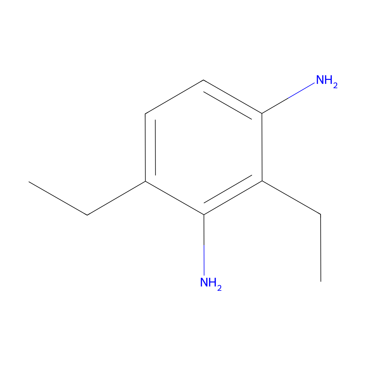 2,4-Diethylbenzene-1,3-diamine molecular structure, CAS 36394-50-0