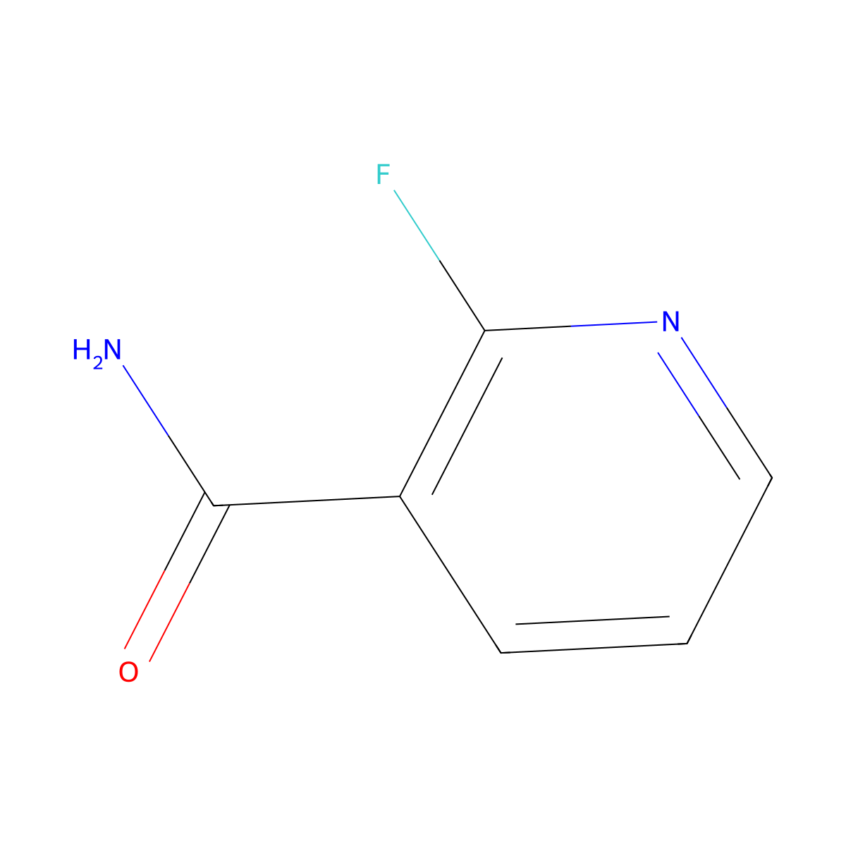 2-Fluoronicotinamide molecular structure, CAS 364-22-7