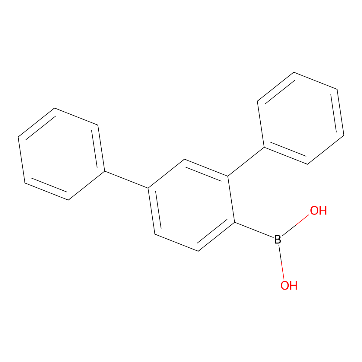 2,4-(Diphenyl)phenylboronic acid molecular structure, CAS 364050-45-3
