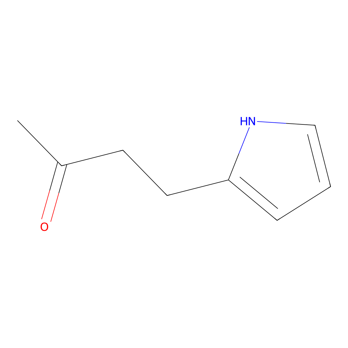 4-(1H-Pyrrol-2-yl)-2-butanone molecular structure, CAS 364064-30-2