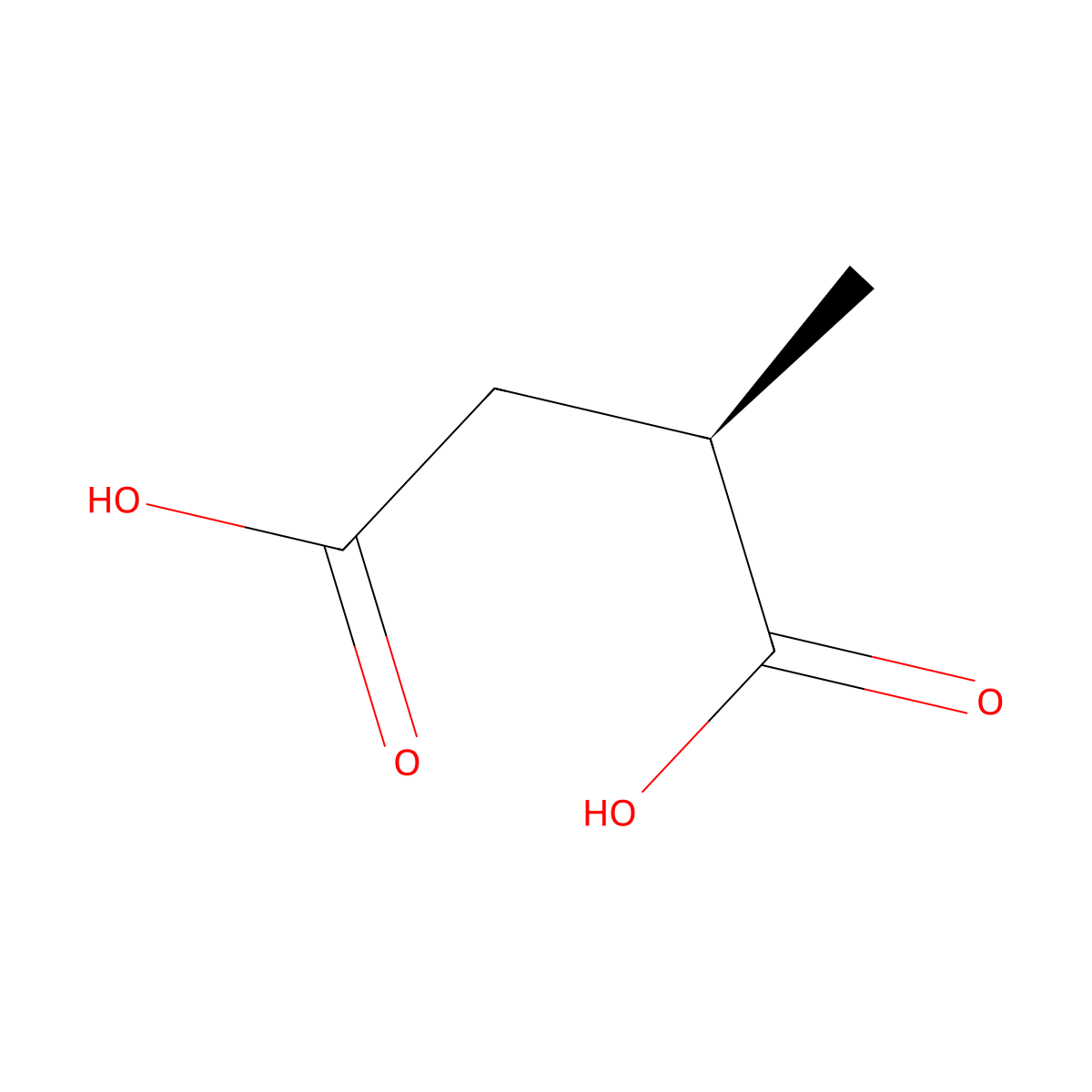 (R)-(+)-Methylsuccinic Acid molecular structure, CAS 3641-51-8