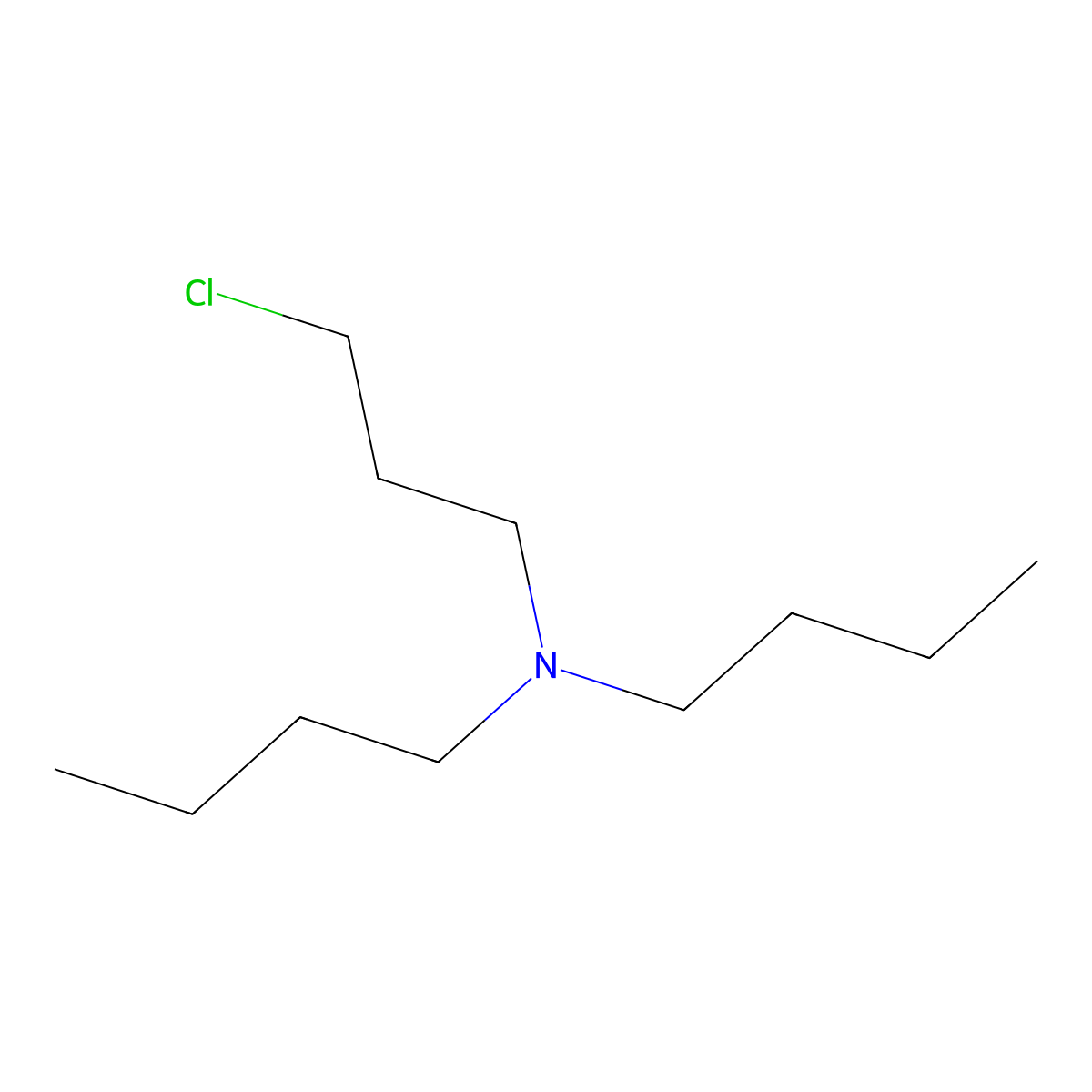 N-(3-Chloropropyl)dibutylamine molecular structure, CAS 36421-15-5