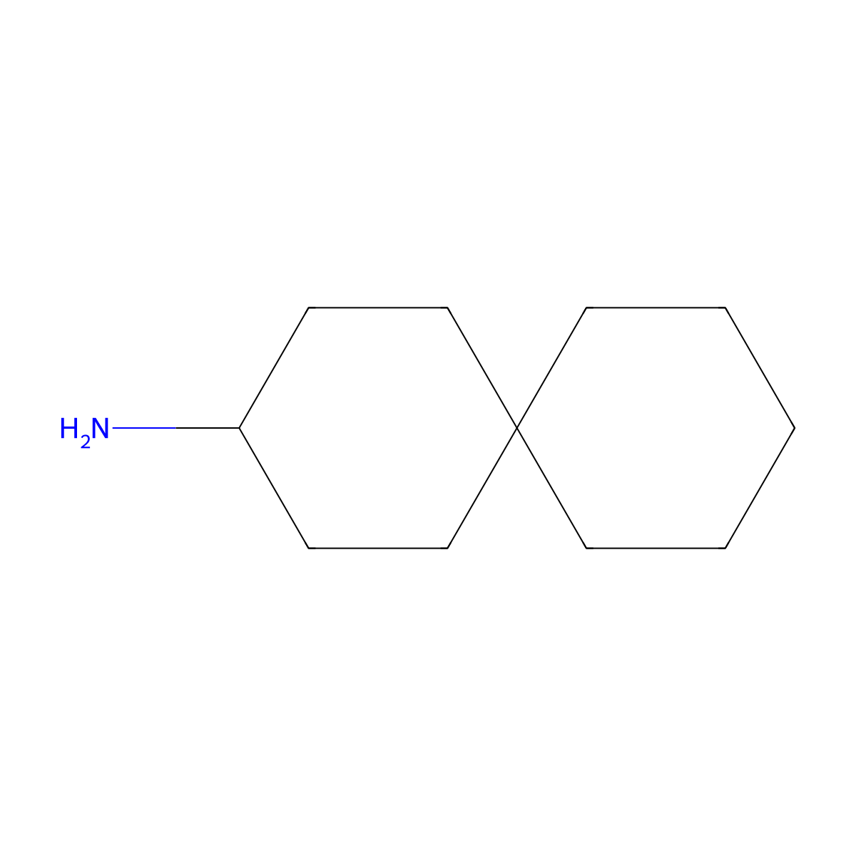 Spiro[5.5]undecan-3-amine molecular structure, CAS 3643-22-9