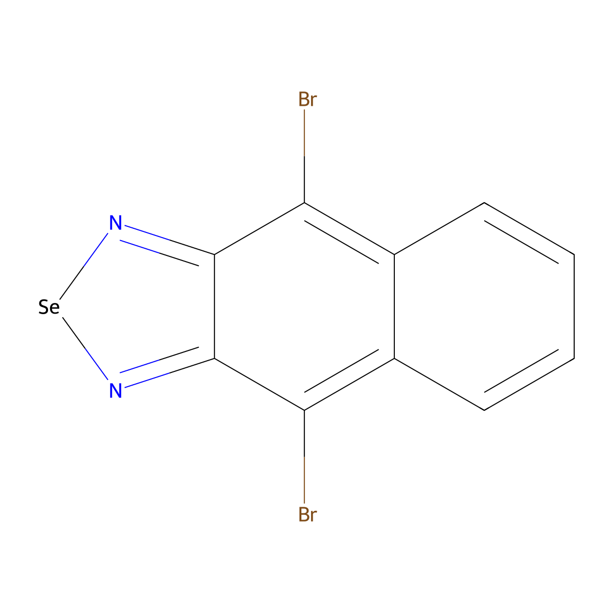4,9-Dibromonaphtho[2,3-C][1,2,5]selenadiazole molecular structure, CAS 364333-02-8