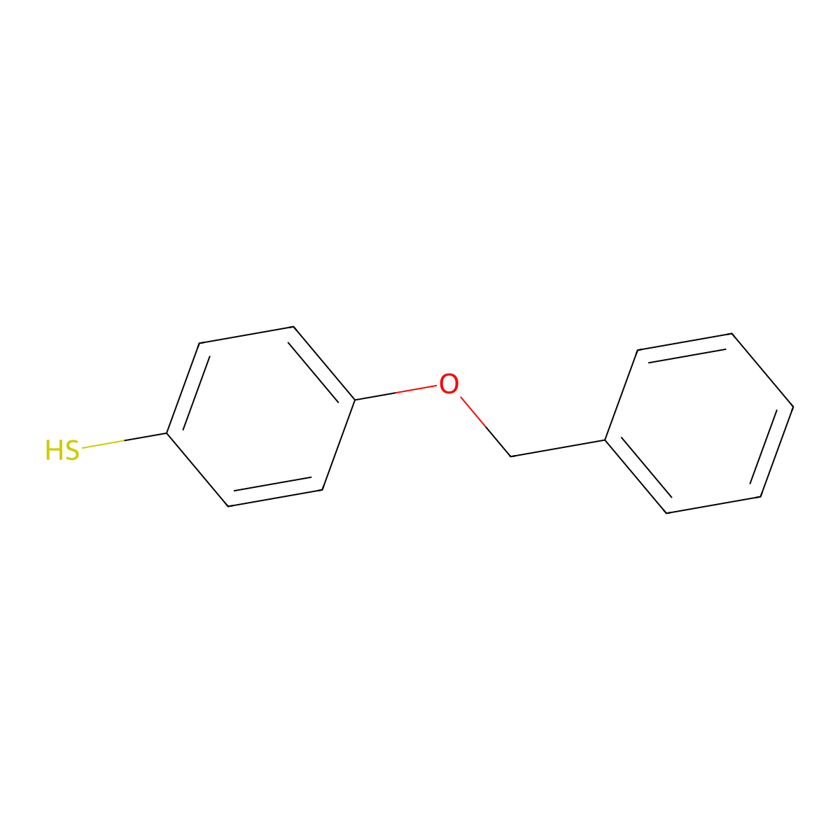 4-(Benzyloxy)thiophenol molecular structure, CAS 364339-59-3