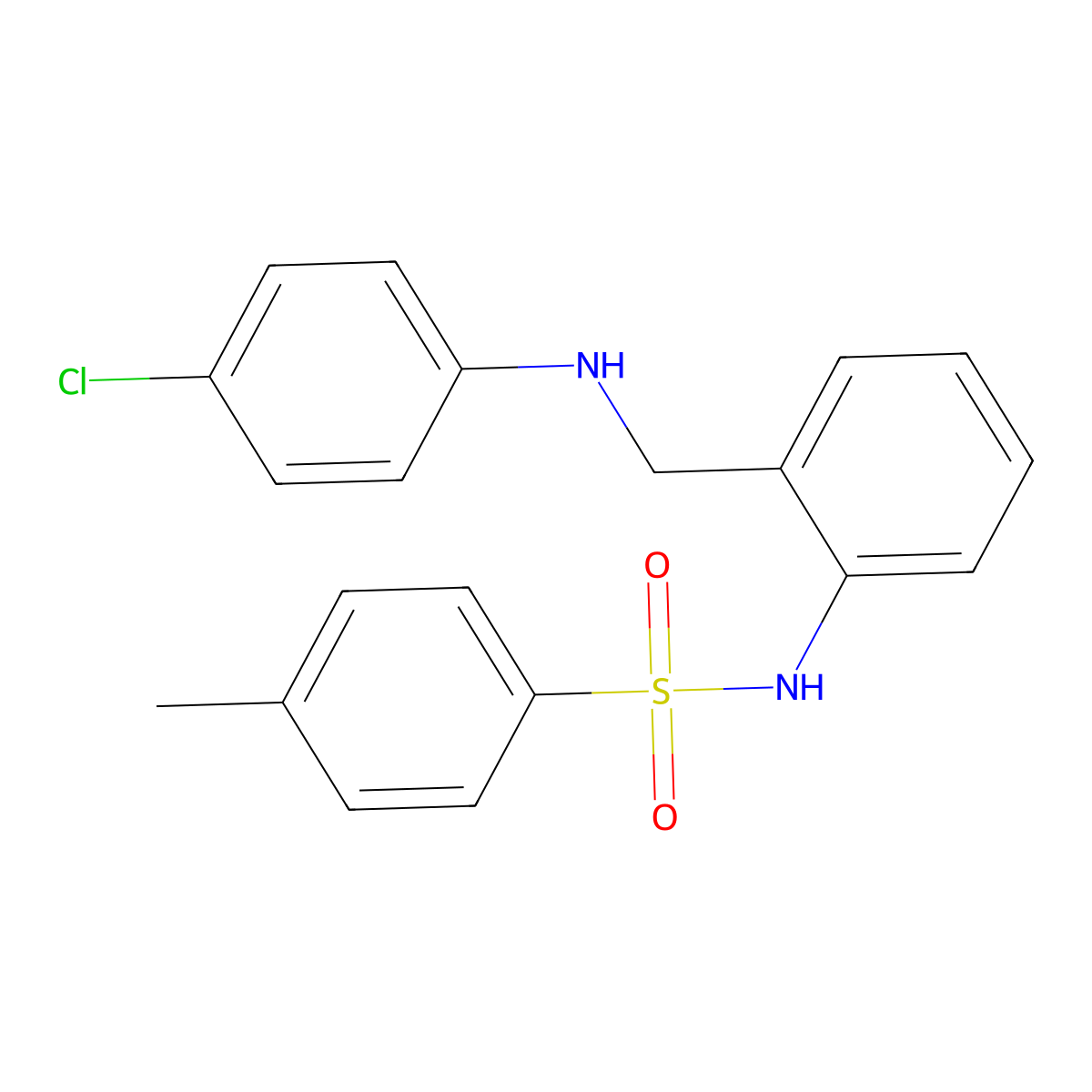 N-[2-[(4-chloroanilino)methyl]phenyl]-4-methylbenzenesulfonamide molecular structure, CAS 364340-73-8