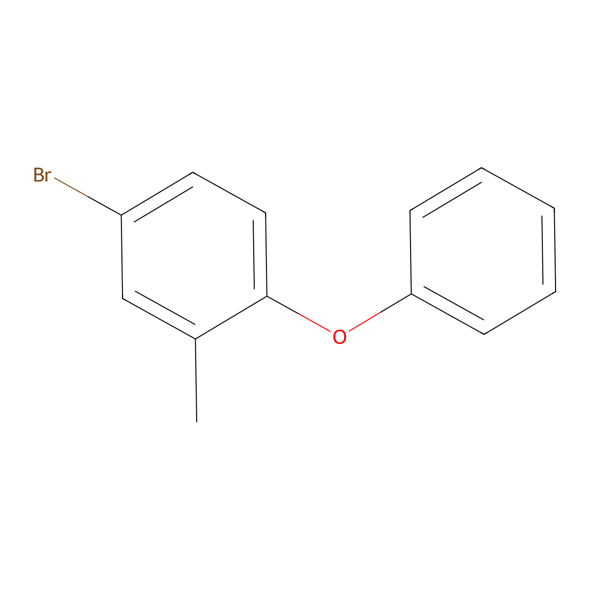 4-Bromo-2-methyl-1-phenoxybenzene molecular structure, CAS 364354-09-6